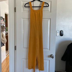 Everlane Linen Jumpsuit in Marigold - 0P